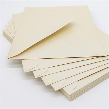 Boríték, C5, enyvezett, PUKKA PAD "Fresh White", elefántcsont fehér